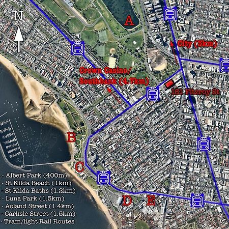 ☆ Heart Of St Kilda ☆ Infinity Pool+Parking+Wifi Apartment Мелбърн Екстериор снимка